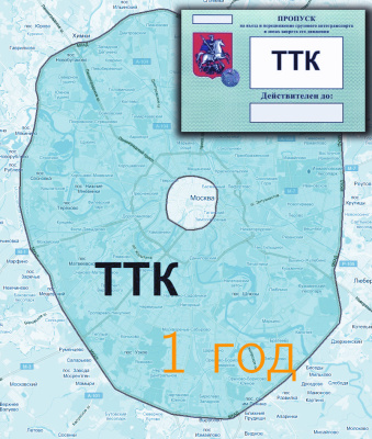 Пропуск на ТТК на 1 год - ООО "Где Авто" Пропуск на ТТК на 1 год - ООО "Где Авто"