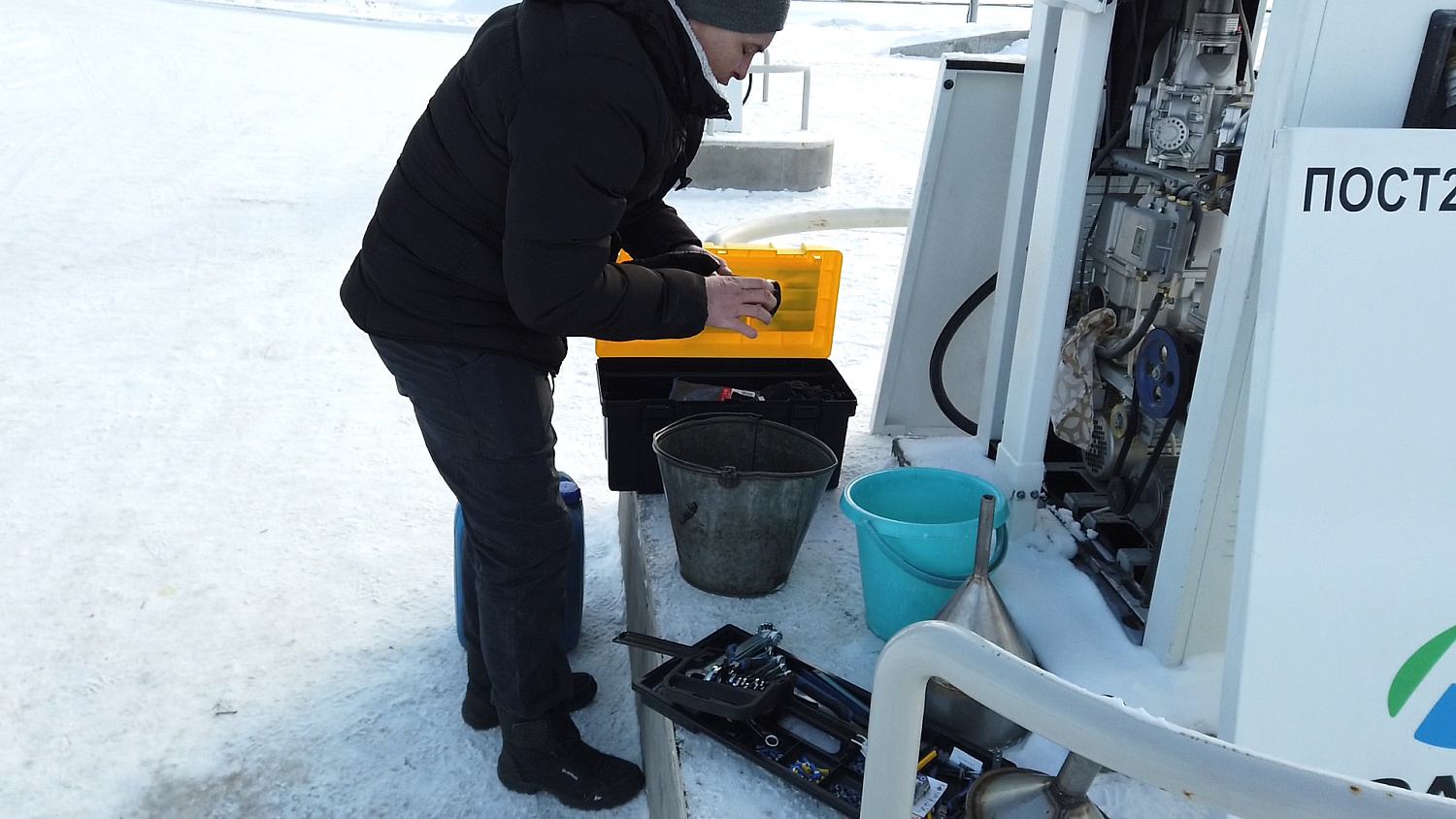 Переоборудование ведомственной АЗС (ПАО "Акрон"), г. Великий Новгород Переоборудование ведомственной АЗС (ПАО "Акрон"), г. Великий Новгород