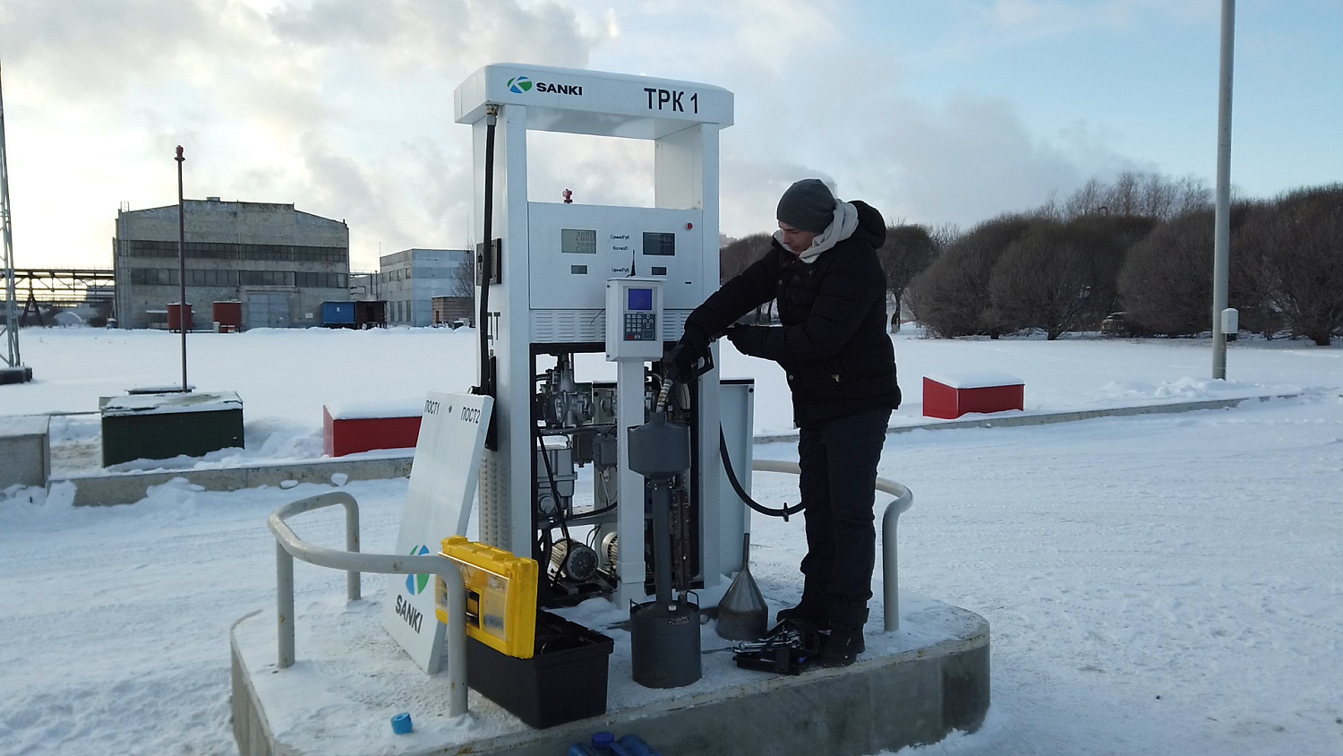 Переоборудование ведомственной АЗС (ПАО "Акрон"), г. Великий Новгород Переоборудование ведомственной АЗС (ПАО "Акрон"), г. Великий Новгород